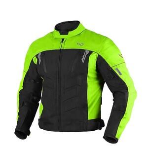 WD Motorsports Vegas 1.0 Men’s Textile Motorcycle Jacket, All-Season sz S NEW